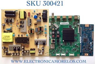 KIT DE TARJETAS PARA TV VIZIO SMART TV / MAIN 756XICB02K040 / XICB02K040 / 715GA012-M0D-B00-005G / T-CON 55.55T32.C28 / 5555T32C28 / FUENTE ADTVI2815AAV / 715G9315-P01-001-003S / PANEL TPT550U1-QVN05.U REV:S57B1X / MODELOS V555-G1 LTMWYI / V555-G1 LTCWYI